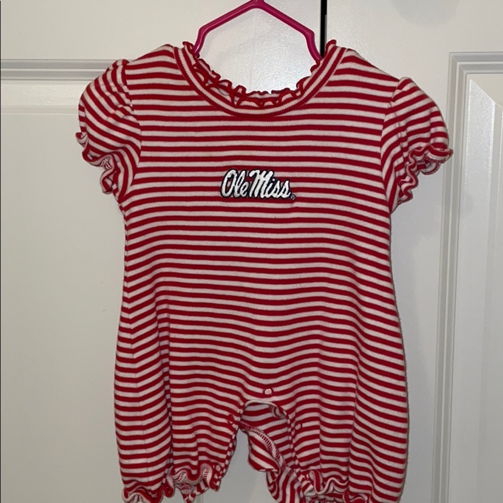 Red Ole Miss Romper